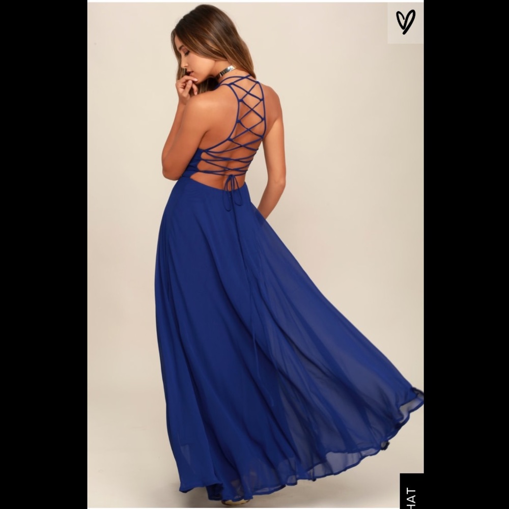 Lulus Strappy to Be Here Dress